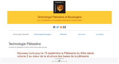 Desktop Screenshot of patisserie21.com