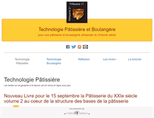 Tablet Screenshot of patisserie21.com